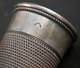 Sterling Silver Thimble-Form Shot Glass. Sterling Silver Thimble-Form Shot Glass Together with Image - 8