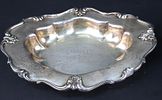 Pair of Sterling Silver Oval Bowls. Pair of Sterling Silver Oval Bowls By Whiting, #381S. Image - 2
