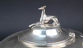 English Silver Teapot with a Greyhound Finial. English Silver Teapot with a Greyhound Image - 3