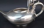 English Silver Teapot with a Greyhound Finial. English Silver Teapot with a Greyhound Image - 4