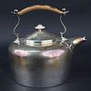 English Silver Teapot with a Greyhound Finial. English Silver Teapot with a Greyhound Image - 6
