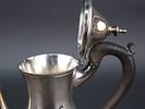 English Silver Teapot with a Greyhound Finial. English Silver Teapot with a Greyhound Image - 18