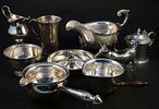 Sterling Silver Holloware and Creamers. Sterling Silver Holloware and Creamers Including a Image - 1