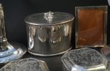 Pair of Sterling Silver Candlesticks. Pair of Sterling Silver Candlesticks 4"h. Together with Image - 2