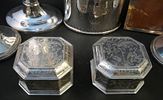 Pair of Sterling Silver Candlesticks. Pair of Sterling Silver Candlesticks 4"h. Together with Image - 3