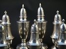 Collection of Silver Casters. Collection of Silver Casters Including Gorham, Steiff, and Image - 3