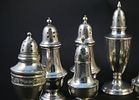 Collection of Silver Casters. Collection of Silver Casters Including Gorham, Steiff, and Image - 4