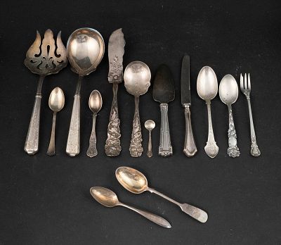Two Vintage Alvin Sterling Silver Flatware Items. Two Vintage Alvin Sterling Silver Flatware 
