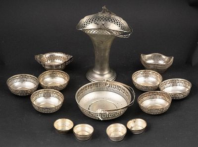 Collection of Sterling Silver Nut Dishes and More. Collection of Sterling Silver Nut Dishes and 