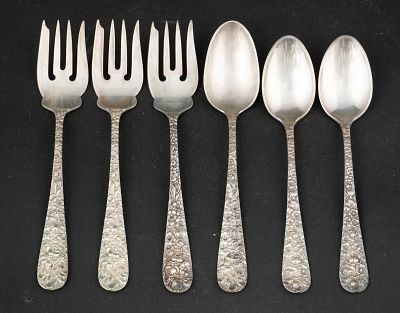 Stieff Sterling Silver Forks and Spoons. Stieff Sterling Silver Forks and Spoons All in 