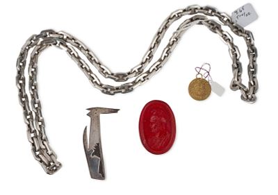 Hefty Sterling Silver Chain Necklace. Hefty Sterling Silver Chain Necklace 38"l, and approx. 9 