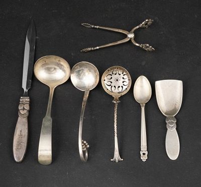 Georg Jensen Assorted Sterling Silver Flatware. Georg Jensen Assorted Sterling Silver 
