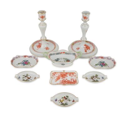 Group of Herend Porcelain Table Articles. Group of Herend Porcelain Table Articles Comprising 