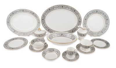 Partial Royal Doulton Baronet Dinner Service. Partial Royal Doulton Baronet Dinner 
