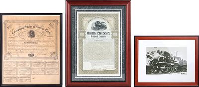 Morris and Essex Railroad Company Mortgage Bond. Morris and Essex Railroad Company Mortgage 