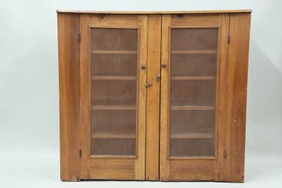 Antique Country Cherrywood Primitive Milk Safe. Antique Country Cherrywood Primitive Milk 