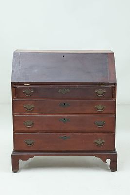 Antique American Slant Front Writing Desk. Antique American Slant Front Writing Desk Antique 