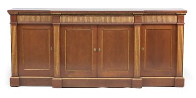 Georgian Style Parcel-Gilt Mahogany Sideboard. Georgian Style Parcel-Gilt Mahogany 