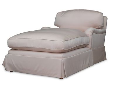 Contemporary Pink-Upholstered Chaise Lounge. Contemporary Pink-Upholstered Chaise 