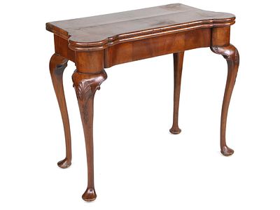 George II Walnut Games Table. George II Walnut Games Table English. 29 3/4 x 34 1/2 x 17 3/4 
