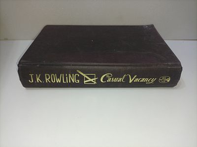 The Casual Vacancy by J.K. Rowling
-שנת 2012. -אנגלית 
501 ע'