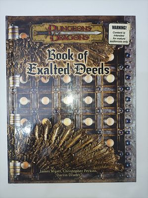 Dungeons and Dragons Book of Exalted Deeds 
-אנגלית
-191 ע'