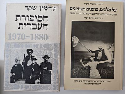 2 ספרים
- על מלכים, צוענים ושחקנים/ מחקרים ביצירתו התיאטרונית של נסים אלוני
- הסיפורת העברית 