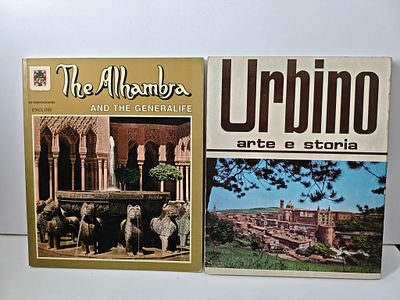 לוט שני ספרים
The Alhambra and the Generalife 
"Urbino arte e storia" איטלקית "אורבינו אמנות 