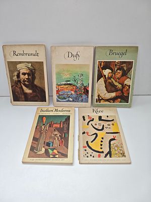 לוט של 5 ספרוני אמנות/ ציירים, שנות ה- 60