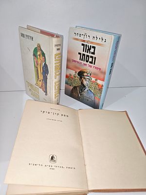 לוט של 3 ספרים/
- באור ובסתר- סיפורו של זאב ז'בוטינסקי/ גלילה רון פדר עמית
- העשיר והעני מאת 