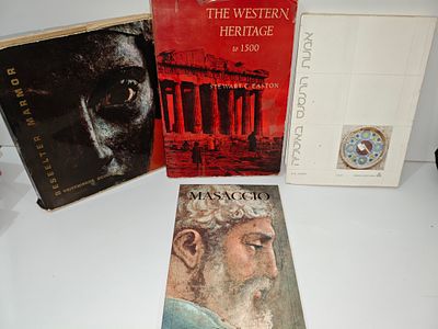 לוט 4 ספרים בנושאי אמנות ארכיאולוגיה, ועוד. . מצבים שונים