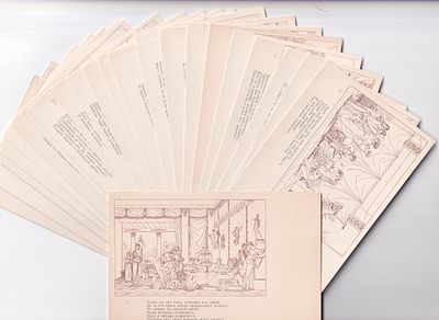 Полная серия открытых писем "Поэма-сказка "Душенька". Богданович И.Д." Изд. В пользу Общины Св. 