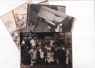 Подборка из 5 фотографий "Тарховка, приморский р-н СПб". 1933г., 16 х 12 см., 18 х 12 см.