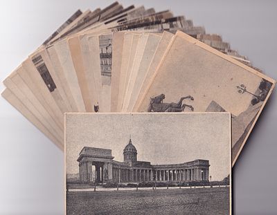 СССР. Подборка из 29 почтовых карточек "Ленинград". Л.: Изд. А. Кононова, б.г., 9 х 14см