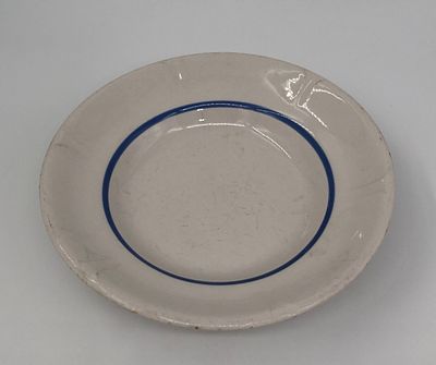 Фарфоровая тарелка. Общепит 01. Диаметр: 20см.