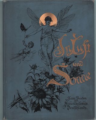 Альбом "In Luft und Sonne". Берлин, 88стр.. Позолоченный обрез. Размер: 23,5х31,5см.. Небольшие 