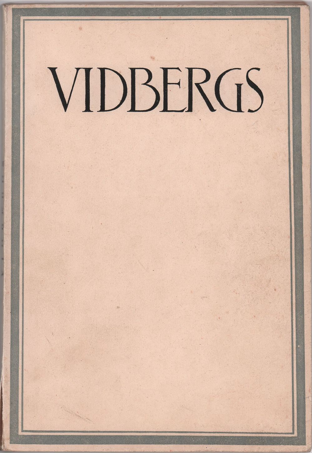 O. Liepins "Sigismund Vidbergs". Monographie. Verlag K. Rasins. Рига 1942г., 149стр. Надрыв 