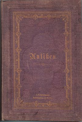 С.П. Кристман "Антические скульптуры и статуи". Альбом из двенадцати (12шт.) фотографий. 