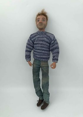 Экспозиционная кукла к спектаклю. Высота: 36см. Утрата нескольких пальчиков на руках.