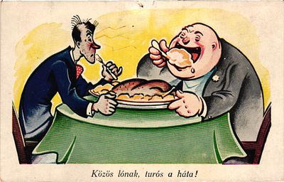 Открытое письмо "Это обычная лошадь, у нее жесткая спина". Иностр.изд., б.г., 9 х 14 см