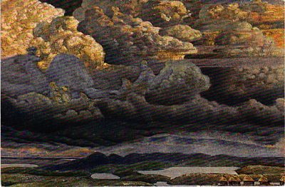 Открытое письмо "Небесный бой". Н.К. Рерих. Л.: Комитет популяризации худож. Изданий, б.г., 9 х 