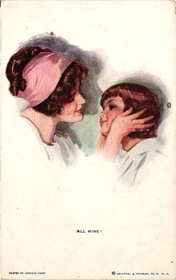 Открытое письмо "All mine!". Изд. Reinthal & Newman, б.г., 9 х 14 см