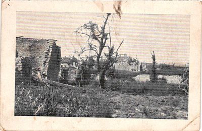 # Почтовая карточка "Бетинкур". Иностр.изд., б.г., 9,5 х 14,5 см. Залом нижнего правого уголка