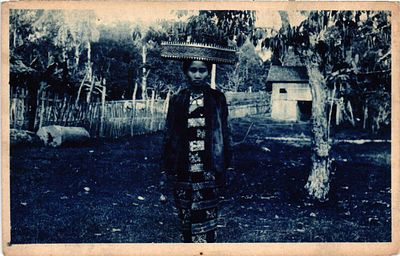 Открытое письмо "Типы". Б.м. и г., 9 х 14 см