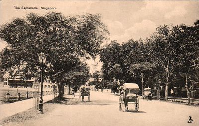 Открытое письмо "Сингапур". Изд. Raphael Tuck & Sons, б.г., 9 х 14 см