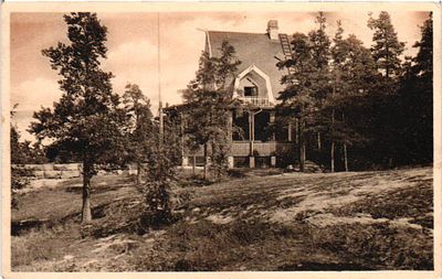 Открытое письмо "Выборг. Павильн". Изд. O.-Y., б.г., 9 х 14 см