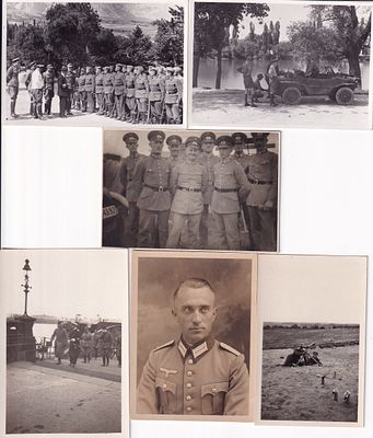 Подборка из 6 фотокарточек "". Б.м. и г., 6 х 8,5 см