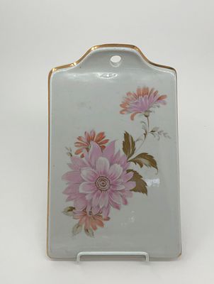 Сырная доска. Фарфор. З-д "Дулево". Вторая половина ХХв. Размер: 26,5х16,5см.