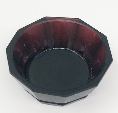 Розетка для варенья, стекло. Высота: 3,4см., диаметр: 7,7см.