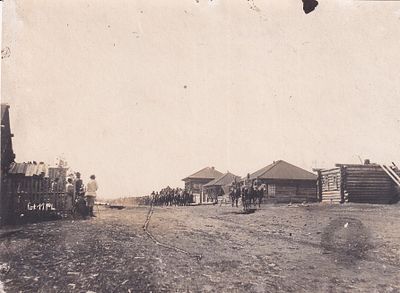 Фотография "Чехи в Сибири. Иркутская обл." - владельческая подпись. Размер: 11х15,5см.